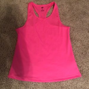 Girls Soffe dry fit pink tank size L (12-14)